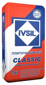 Плиточный клей усиленный IVSIL CLASSIC / ИВСИЛ КЛАССИК (25 кг)
