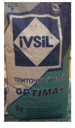 Плиточный клей Ivsil оптима+ (25 кг)